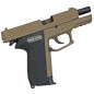 Preview: Swiss Arms, Airsoft Pistole, MLE HPA Flat Dark Earth, 6 mm, Federdruck, ab 14 J.